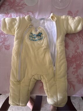Magic Merlin Sleepsuit - Small Yellow